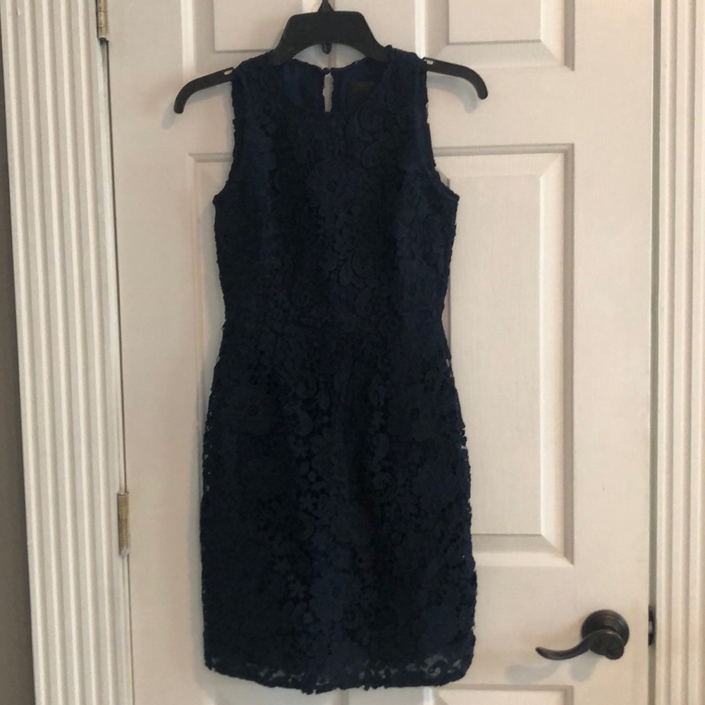 Navy Lace J Crew Dress size 00